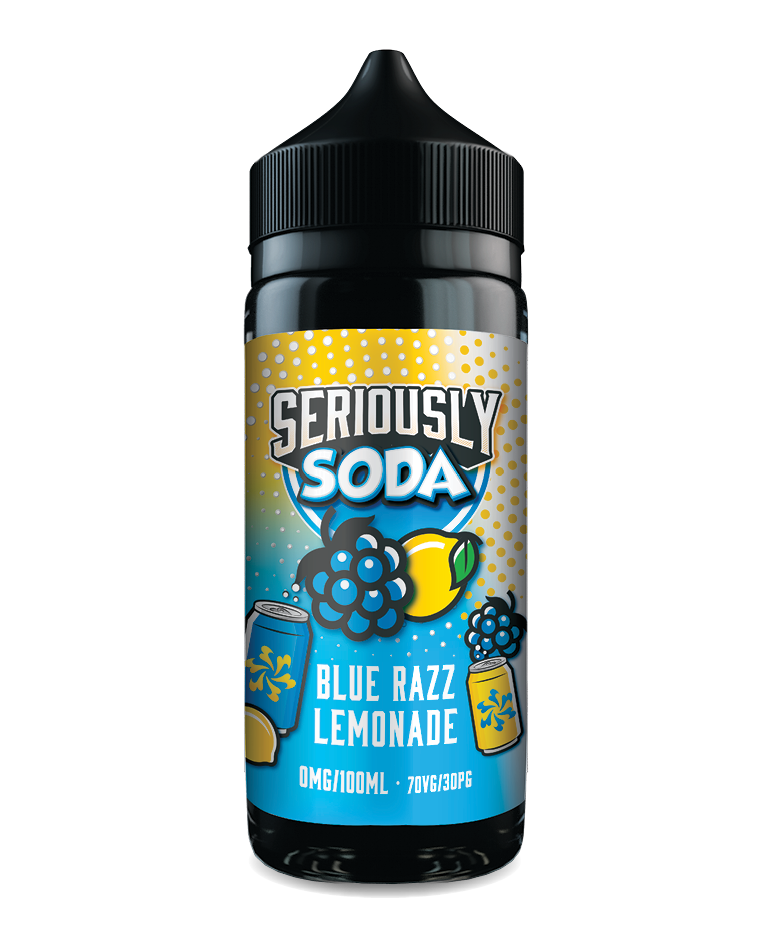 Seriously Soda E-liquid Blue Razz Lemonade